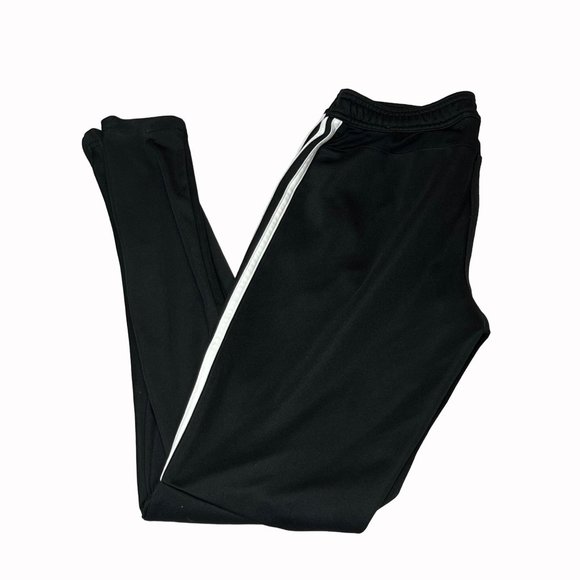 ADIDAS Climacool Jogger XS Black Fitted Zip Leg Track Pants Warm Up Pull On - Picture 1 of 13